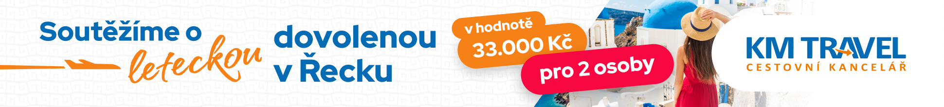 Chytněte si své místo v letadle a odleťte na parádní dovolenou v Řecku, v hodnotě 33.000 Kč!